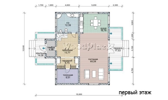Проект каркасного дома "Сказка"