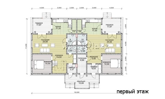 Проект каркасного дома "Раубичи"