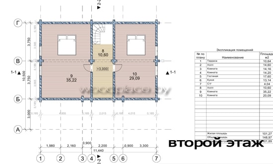 План 2-го этажа