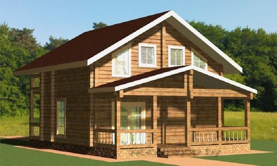 Деревянный дом "Полоцк" 1