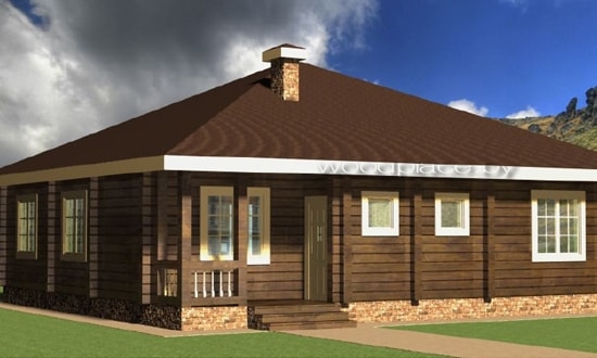 Деревянный дом "Юрий Михайлович" 3