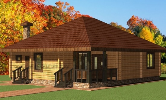 Деревянный дом "Молодечно" 3