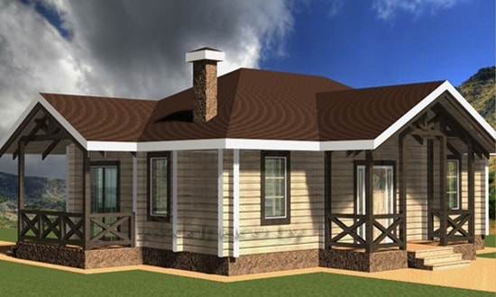 Строительство дома "Логойск" 