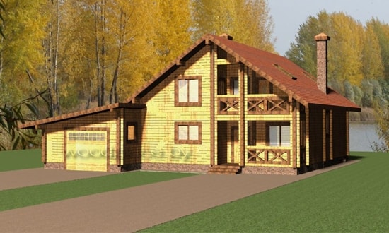 Деревянный дом "Пятевщина" 2