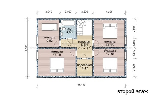Проект каркасного дома "Слиж"