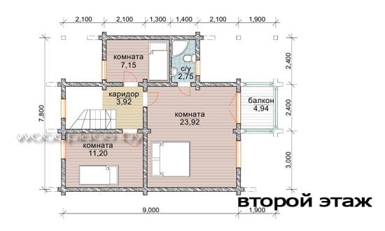 План 2-го этажа