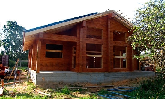 Общий вид на готовый дом