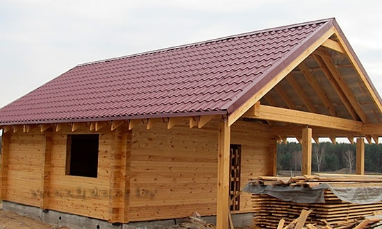 Вид на баню сбоку - 2