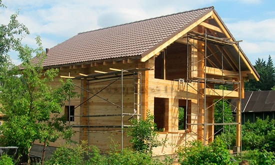 Общий вид на готовый дом