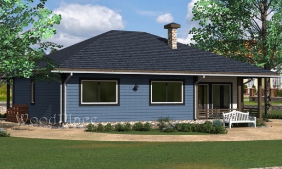 Проект каркасного дома "Алексей"