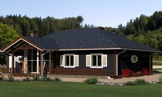 Проект каркасного дома "Белкалий"