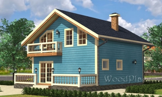 Проект каркасного дома "Боровляны"