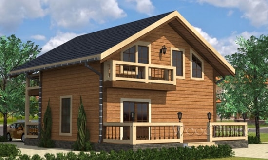 Проект каркасного дома "Боровляны"