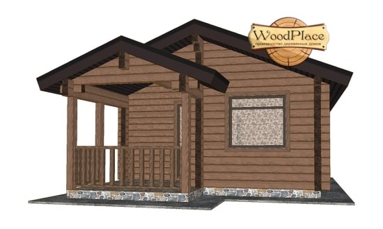 Проект бани "Цветоч"