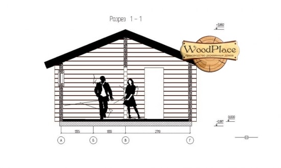 Проект бани "Цветоч"
