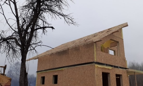 Проект каркасного дома "Боровляны"