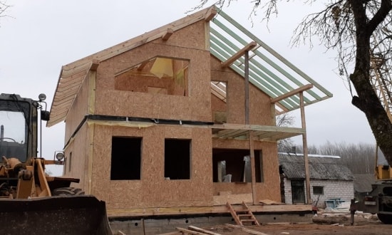 Проект каркасного дома "Боровляны"