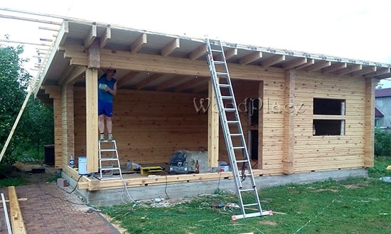 Фотоотчет террасы с баней "Риалт"