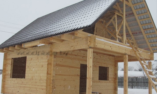 Проект бани  "На дачи"