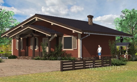 Проект каркасного дома "Юрий"