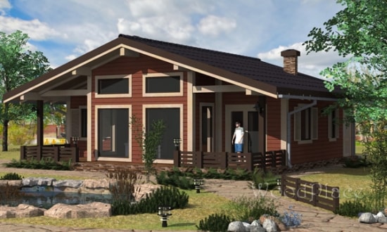 Проект каркасного дома "Юрий"