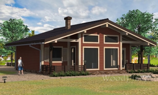 Проект каркасного дома "Юрий"