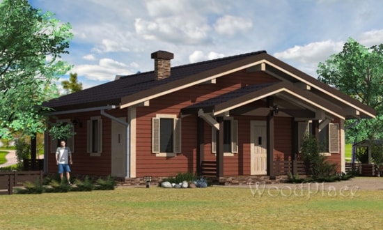 Проект каркасного дома "Юрий"