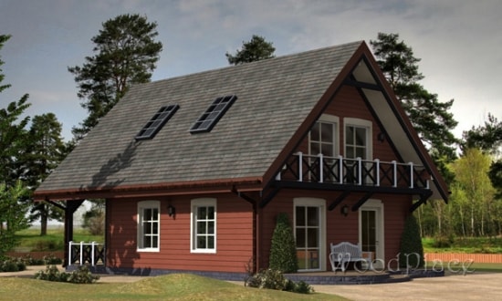 Проект каркасного дома "Киев"