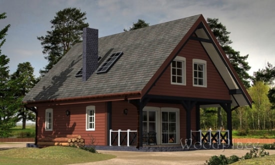 Проект каркасного дома "Киев"