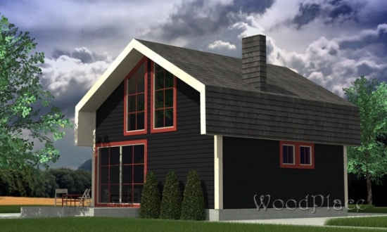 Проект каркасного дома "Конфета"