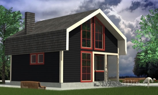 Проект каркасного дома "Конфета"