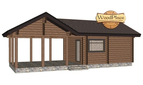 Проект бани "Косичка"