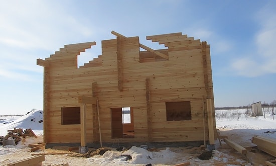 Общий вид на сруб