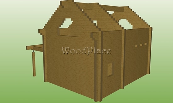 Projekt domu "Łabędzie"