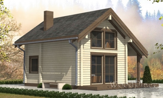 Projekt domu "Łabędzie"