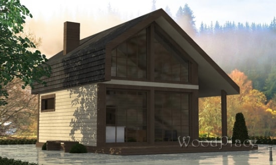 Проект каркасного дома "Лебеди"