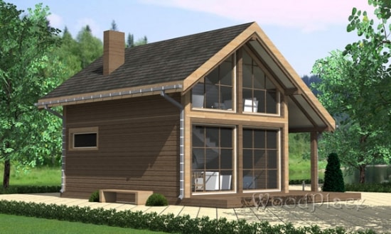 Проект каркасного дома "Лебеди"