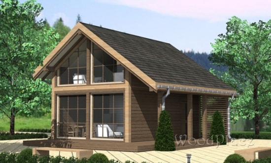 Проект каркасного дома "Лебеди"