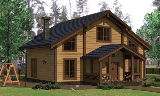 Проект каркасного дома "Лексус"