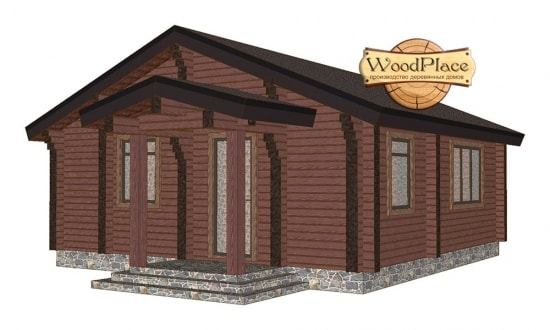 Проект бани "Лесничий"