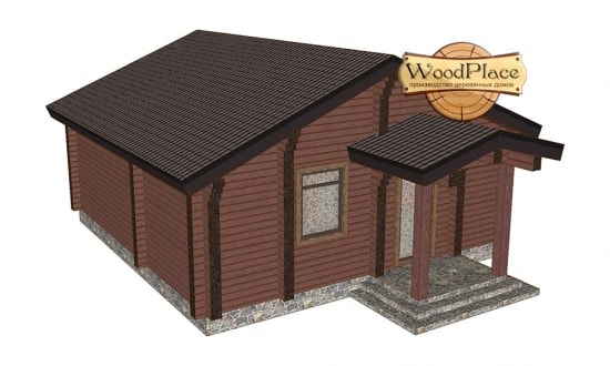 Проект бани "Лесничий"