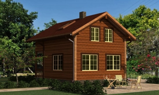 Проект каркасного дома "Лужки"