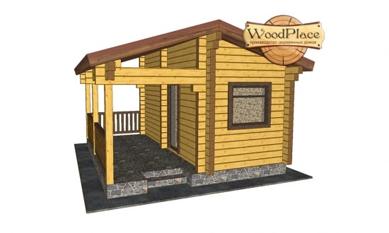 Проект бани "Матрешка"