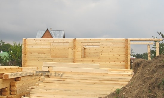 Вид на строительство