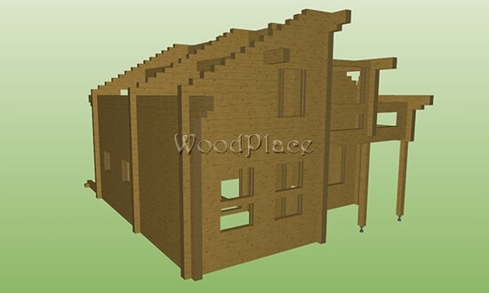 Projekt domu "Moczany"