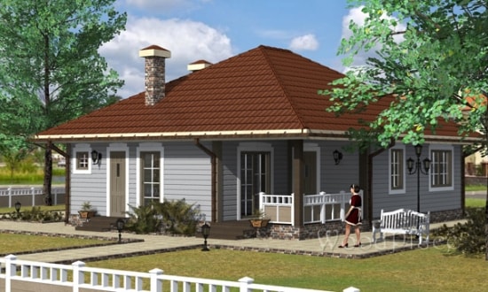 Проект каркасного дома "Молодечно"