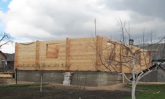 Сруб дома - 2