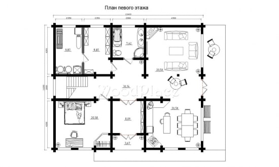 Проект дома "Монблан"