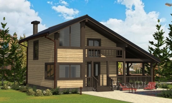 Проект каркасного дома "Москвич"