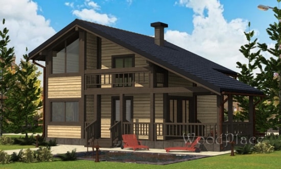 Проект каркасного дома "Москвич"